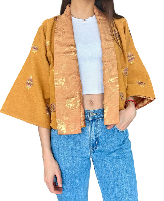 Raw Silk Tego Jacket