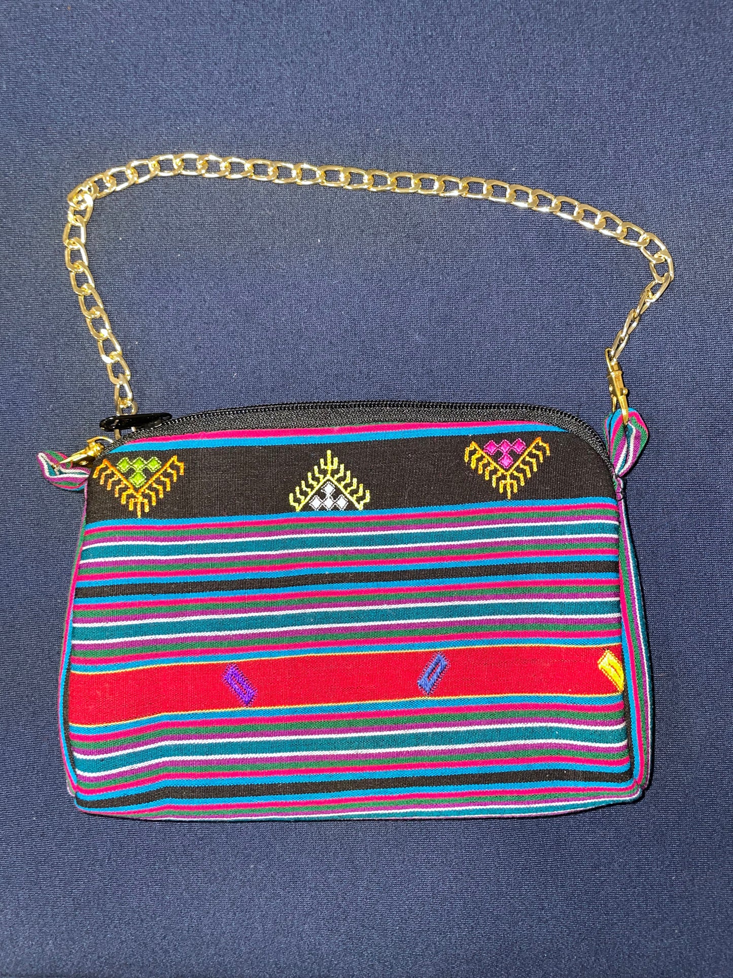 Silk-on-Cotton Purse