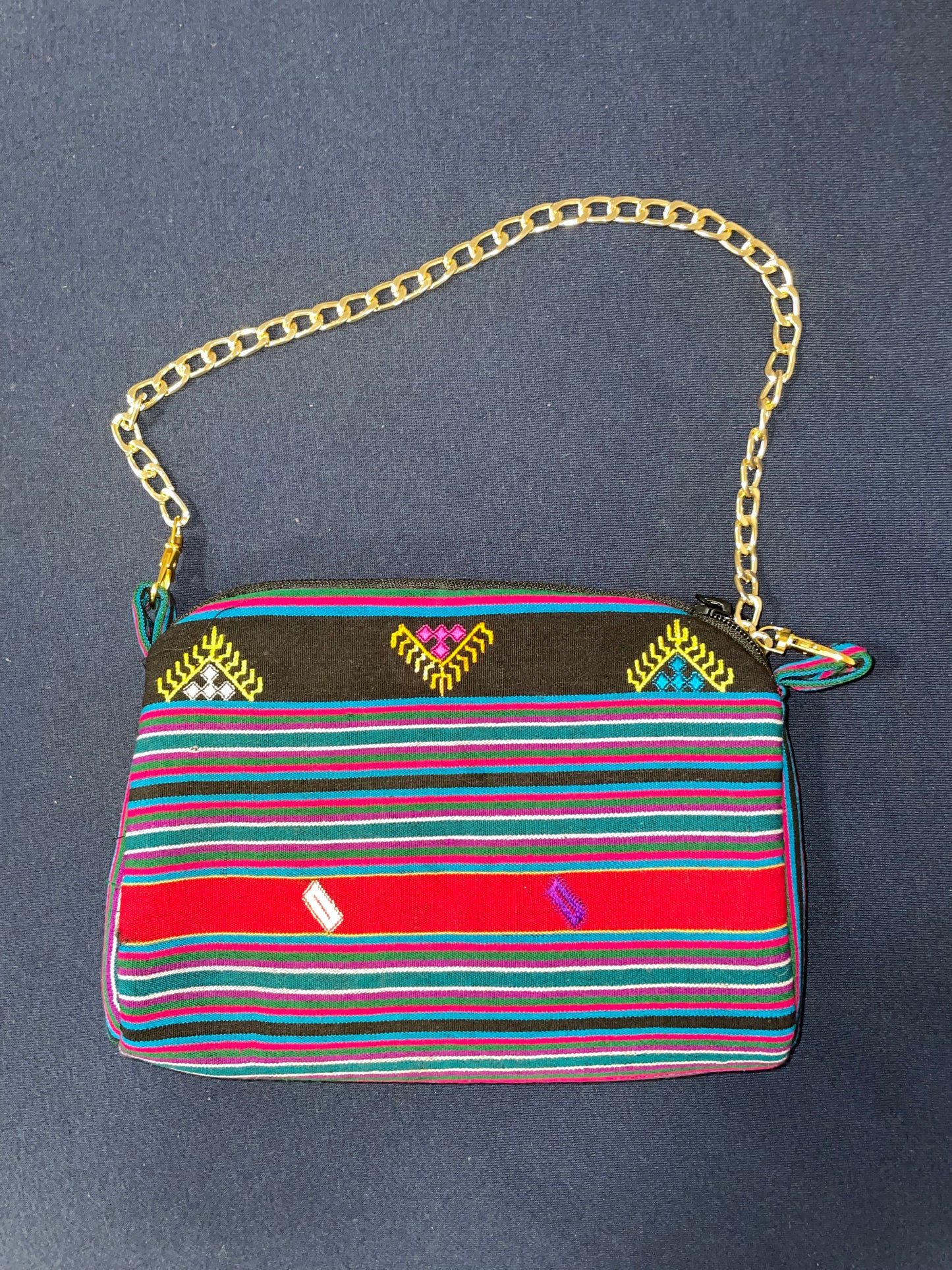 Silk-on-Cotton Purse