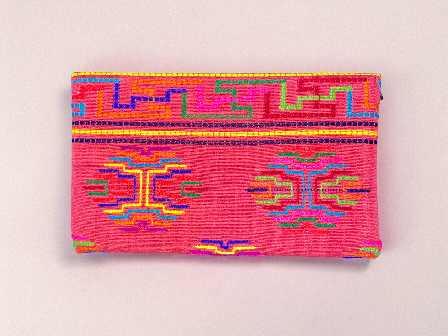 Silk-on-Cotton Clutch