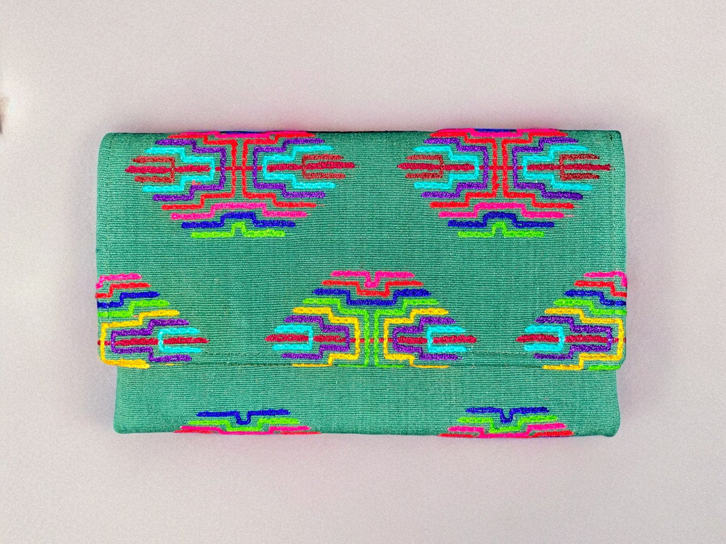 Silk-on-Cotton Clutch