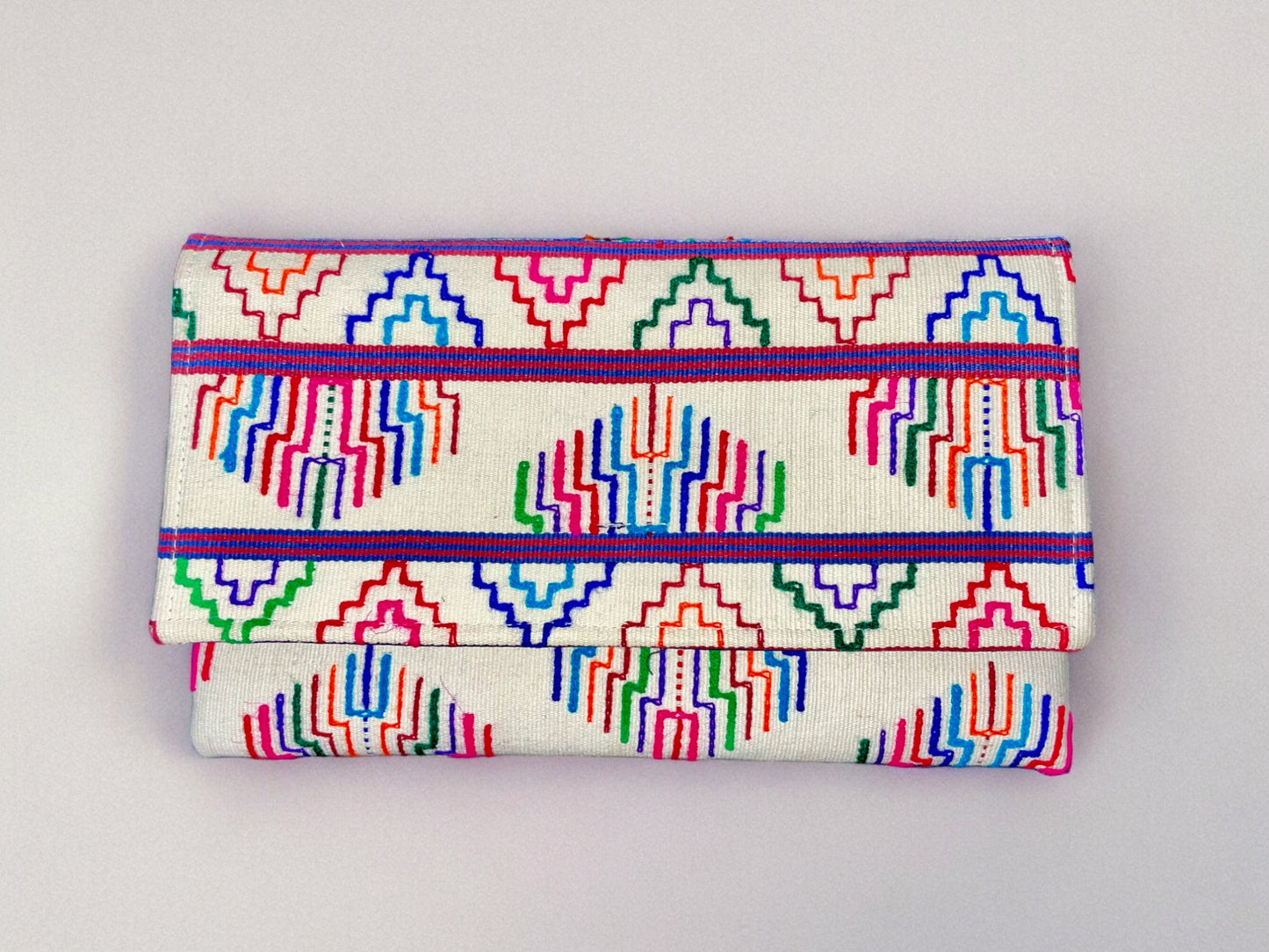 Silk-on-Cotton Clutch