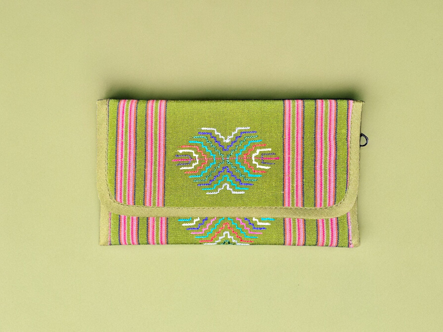 Silk-on-Cotton Document Holder (M)