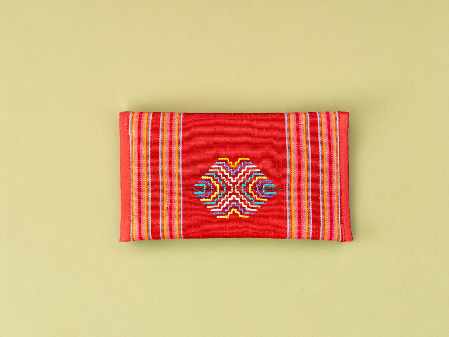 Silk-on-Cotton Document Holder (M)