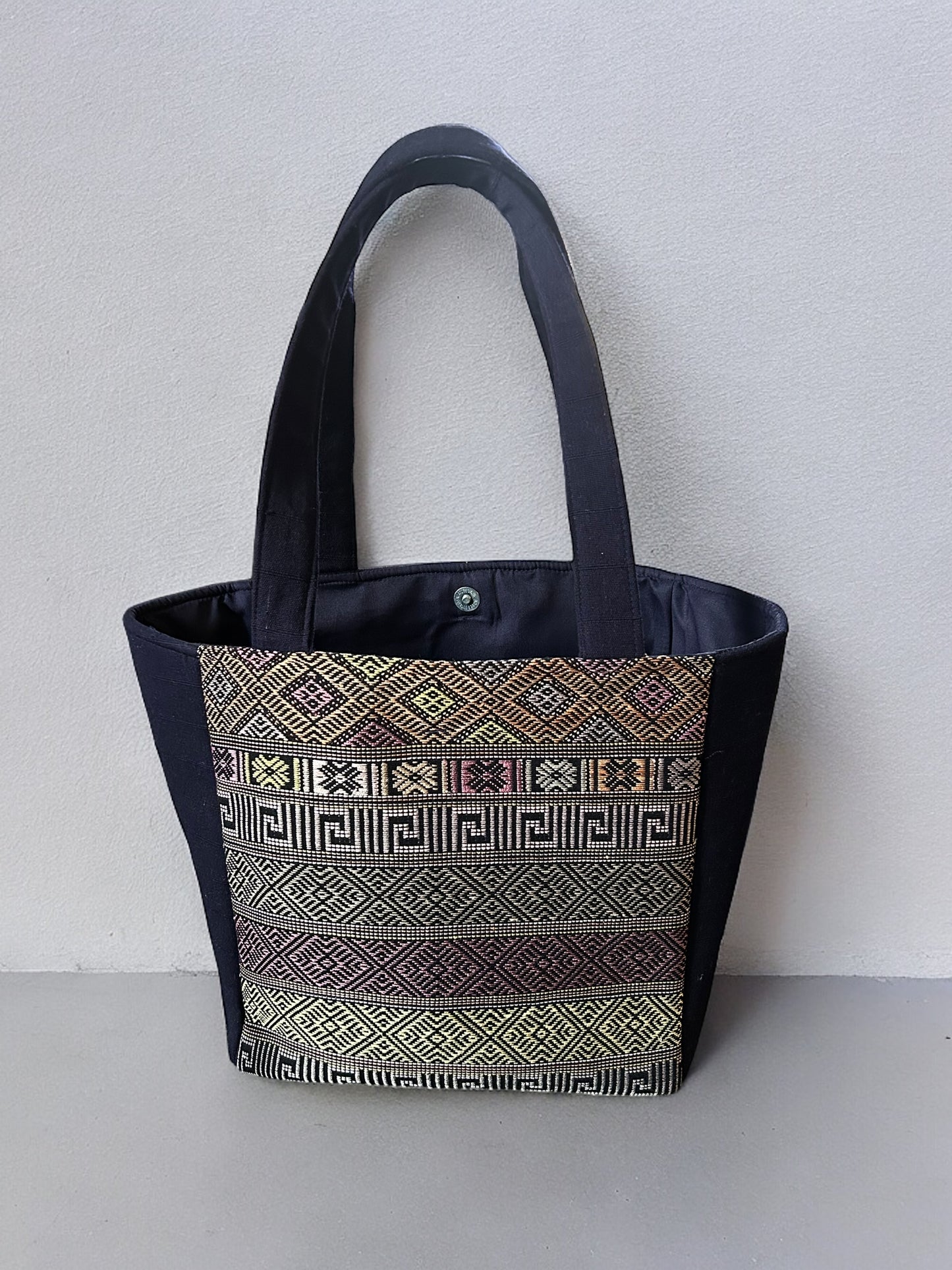 Silk-on-Cotton Tote