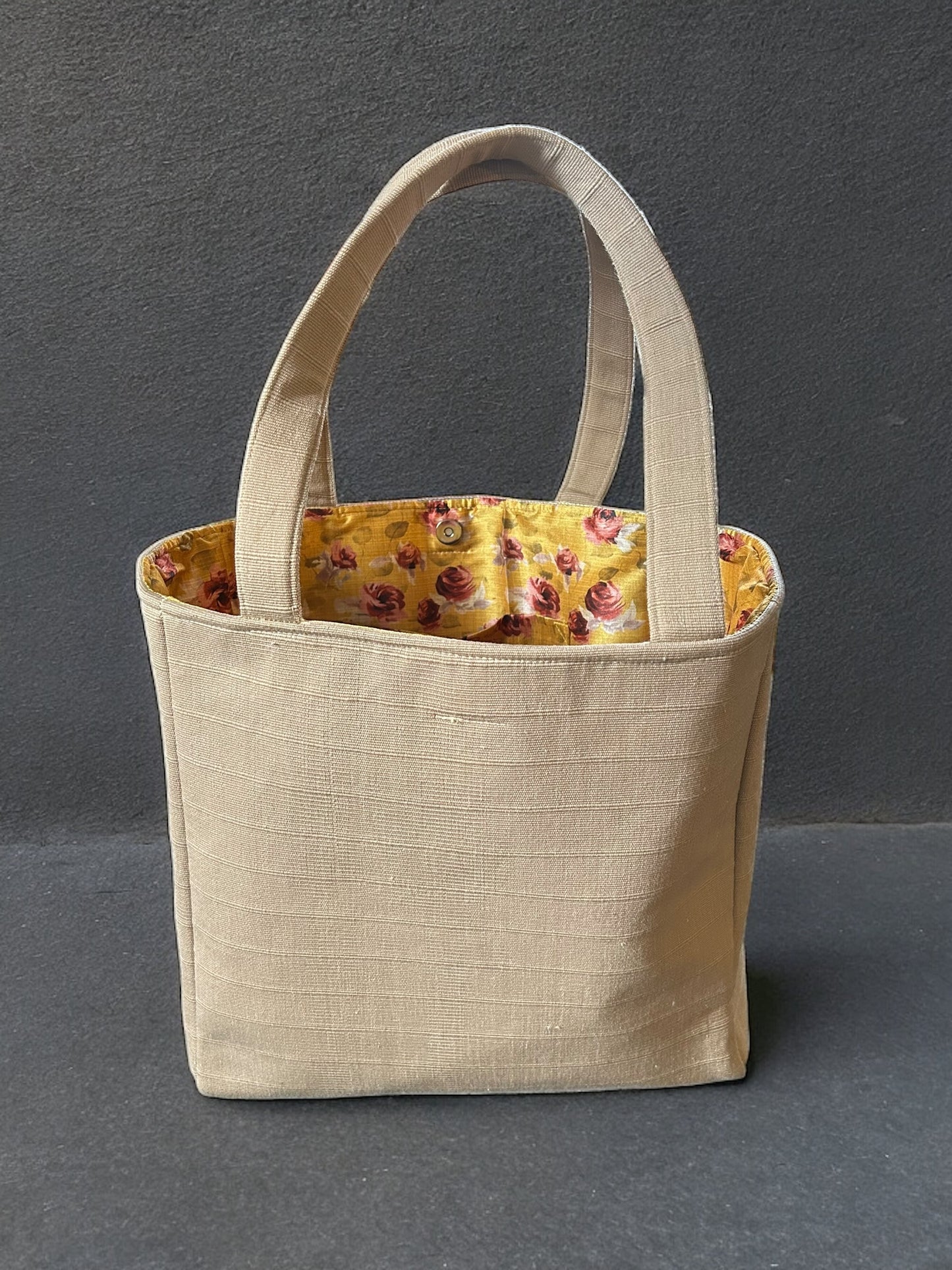 Silk-on-Cotton Tote