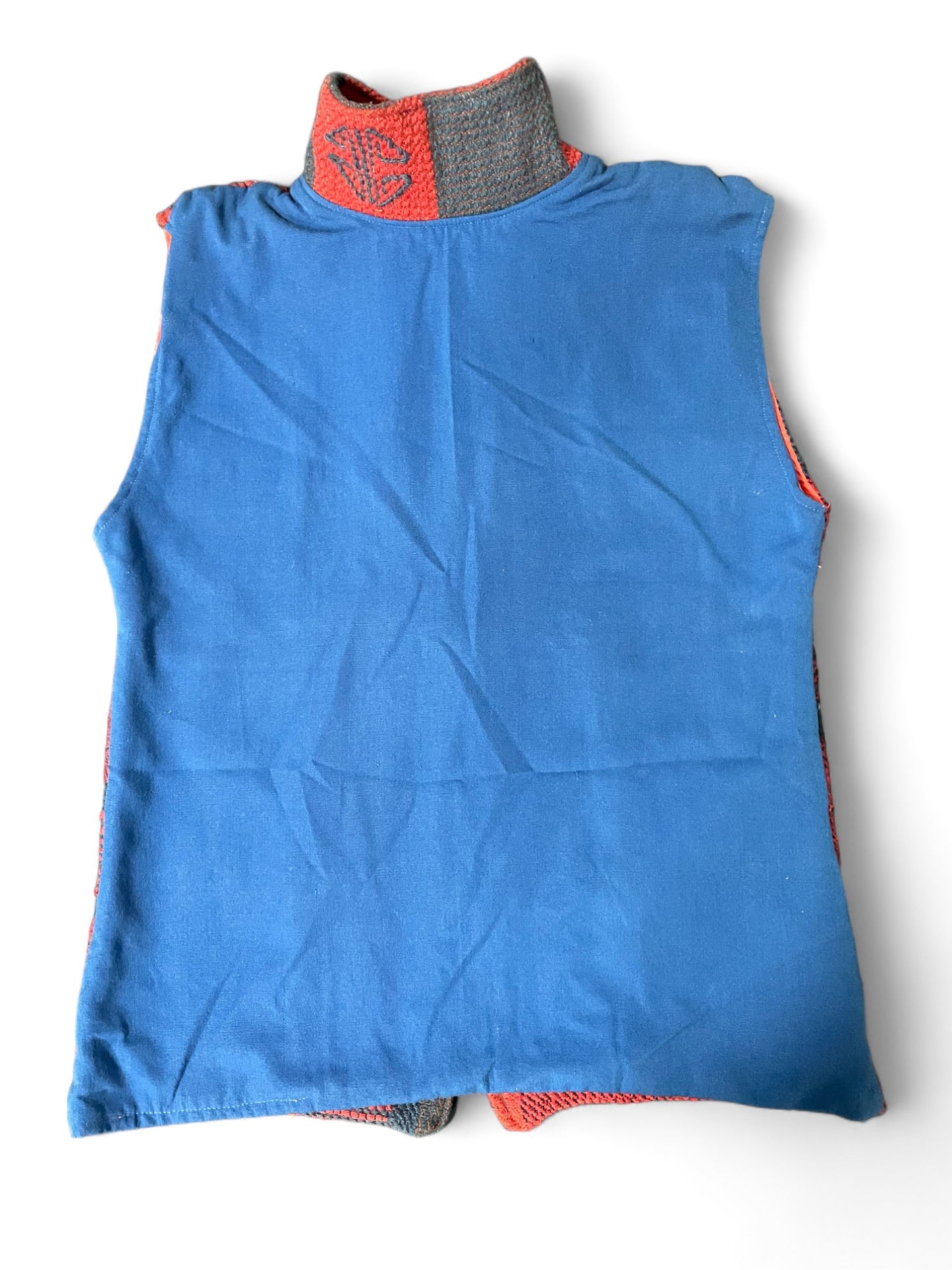 Blue and Red Yathra Vest