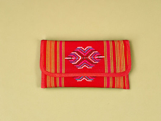 Silk-on-Cotton Document Holder (M)