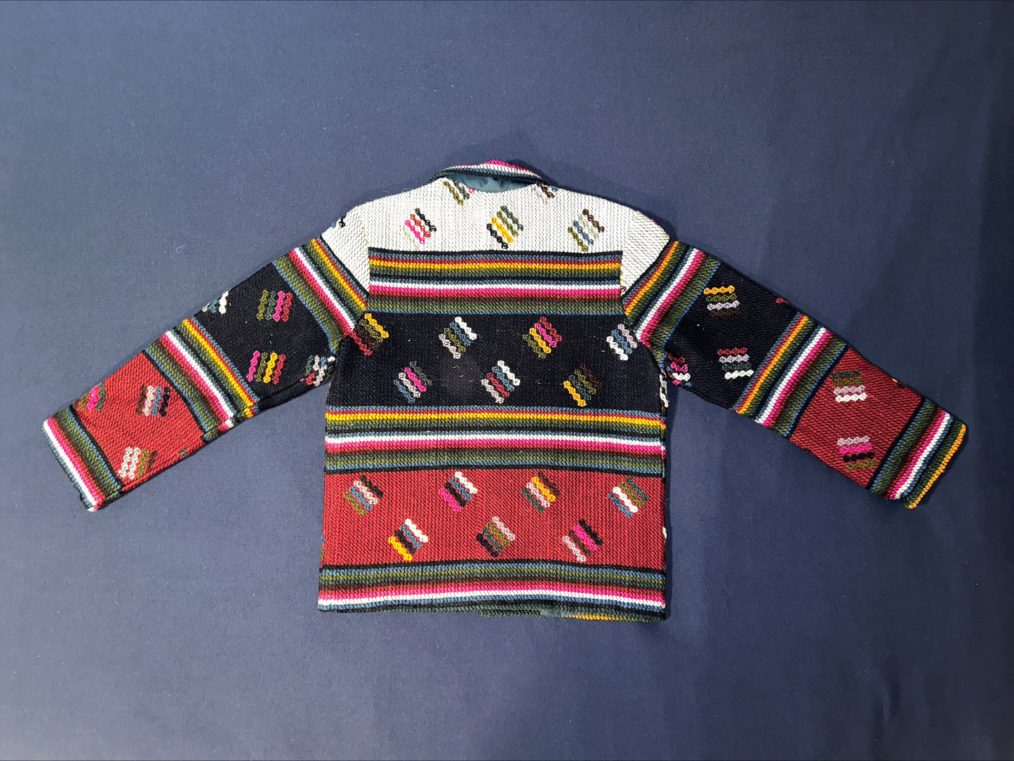 Colorful Striped Yathra Jacket