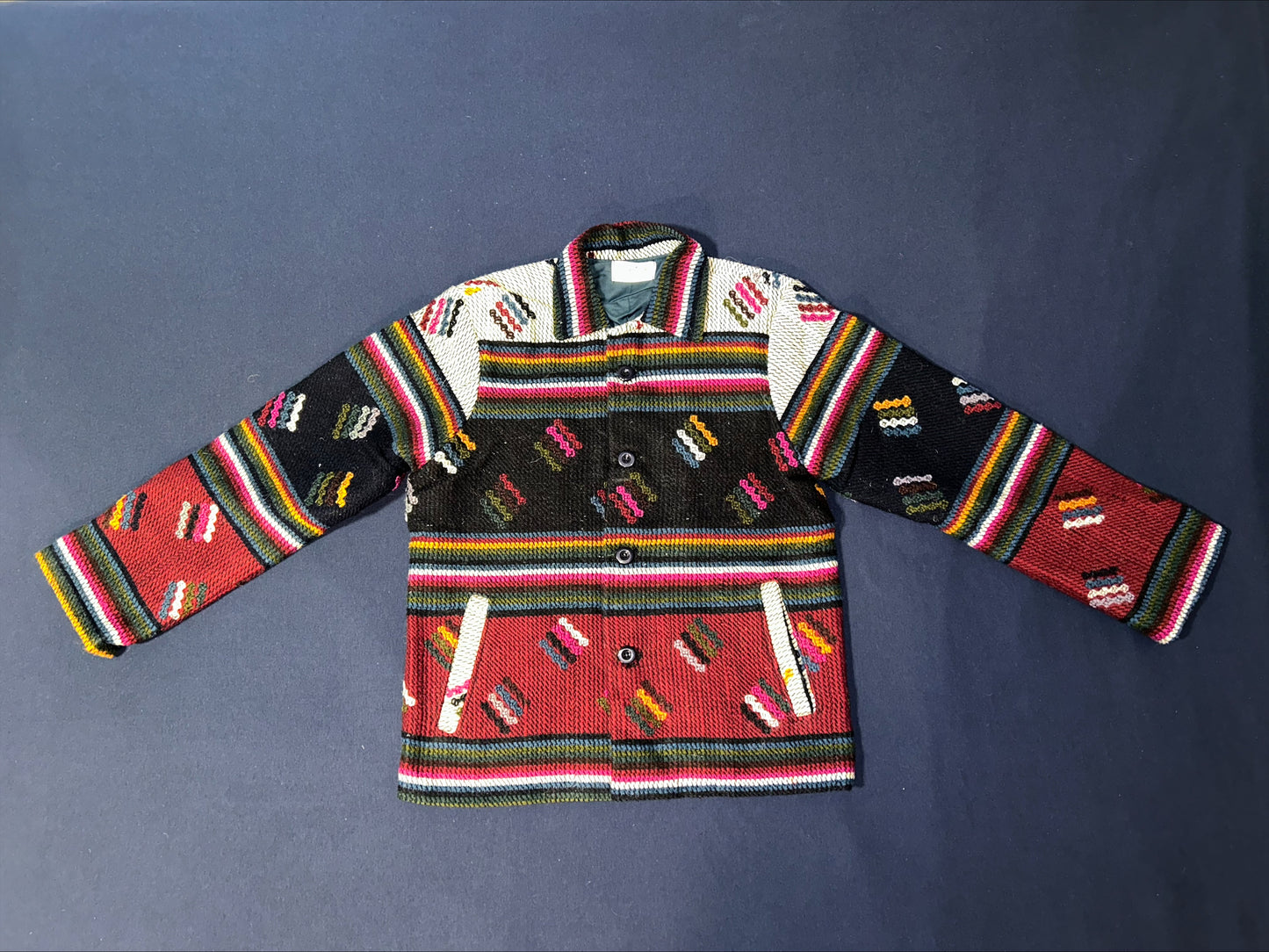 Colorful Striped Yathra Jacket