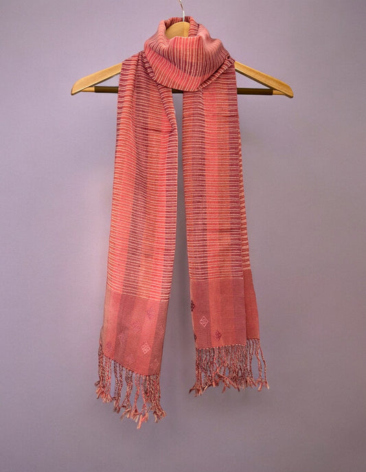 Silk-on-Cotton Scarf